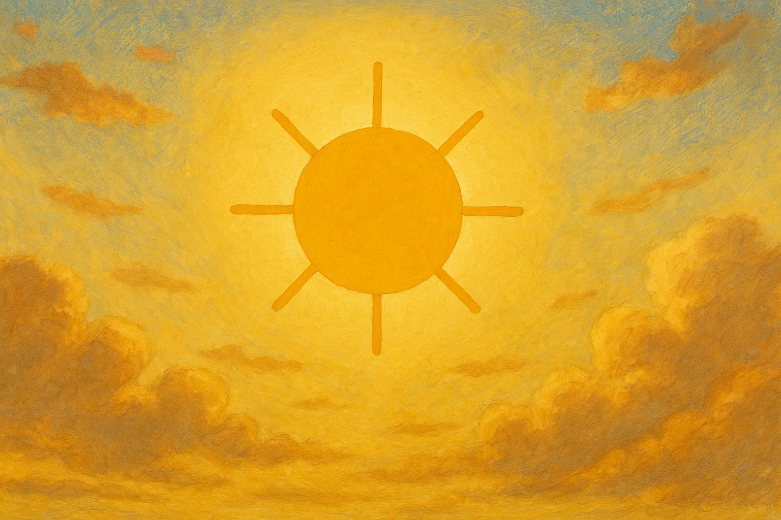 Sunlight app banner with sun illustration